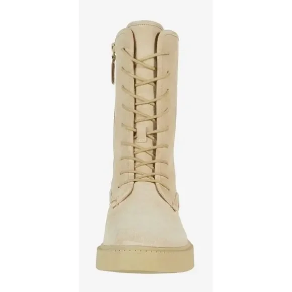 Vince Kady Lace Up Round Toe Boot In Doe NWOB Size 7 M
